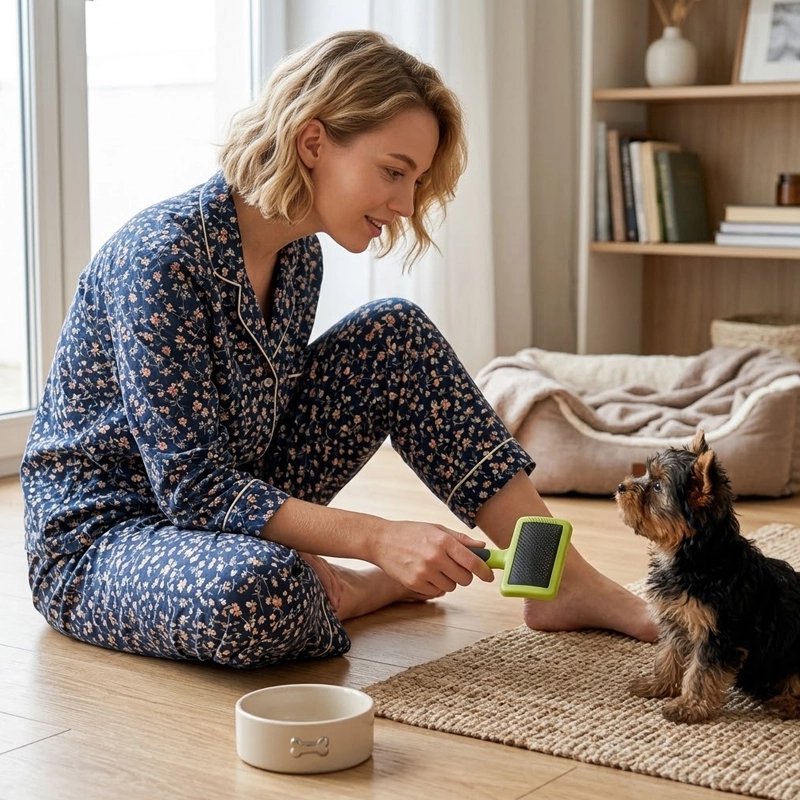 Brosse pour Chien Élimine les poils morts, les nœuds et les sous-poils