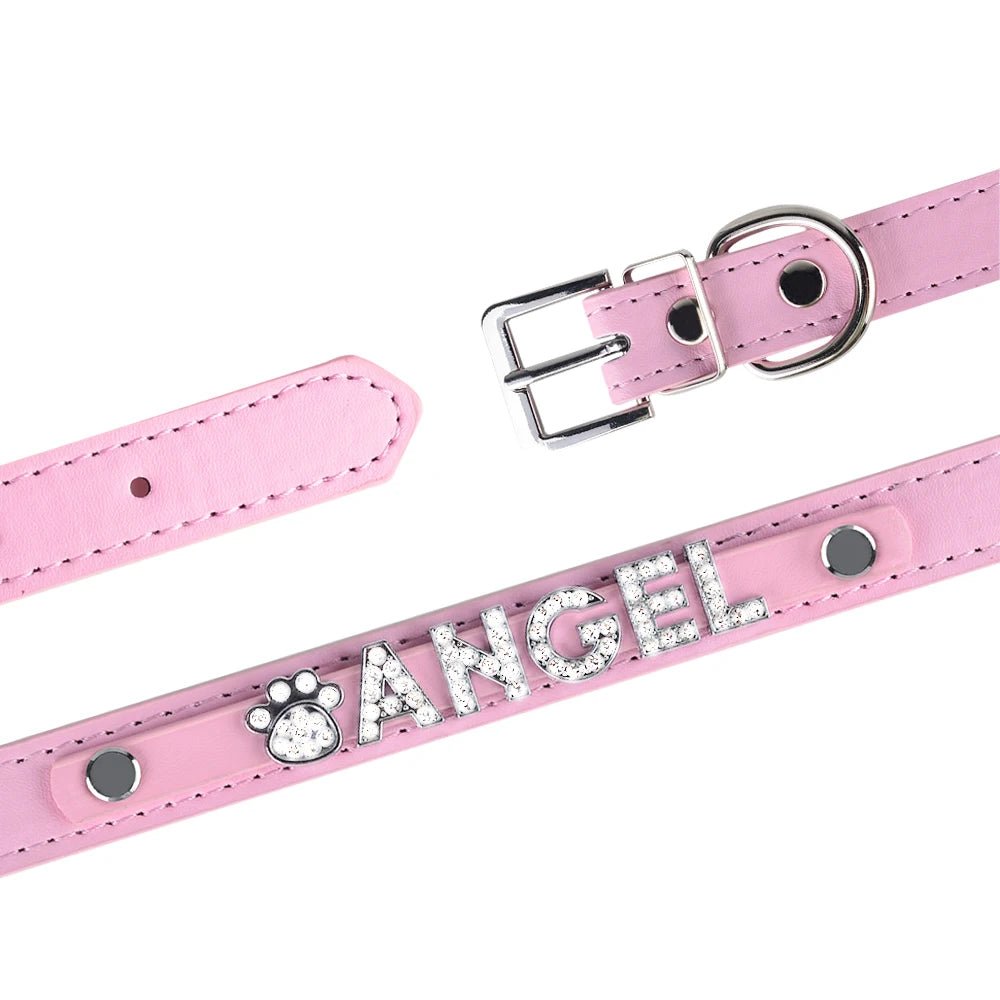 Collier de nylon personnalisée avec le nom de votre animal de compagnie - WOOF TOUT