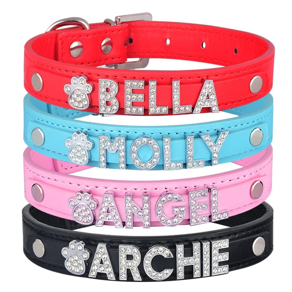 Collier de nylon personnalisée avec le nom de votre animal de compagnie - WOOF TOUT