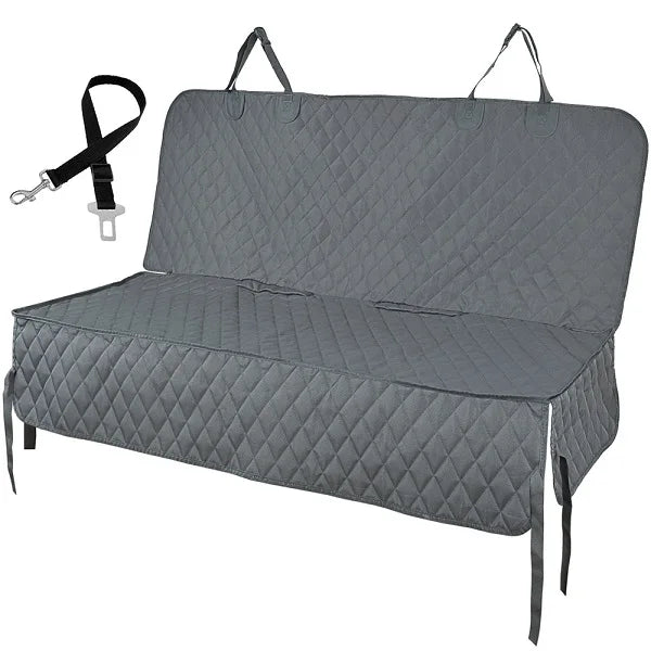 Fait de polyester couverture imperméable pour auto siège arrière pour animal de compagnie . - WOOF TOUT