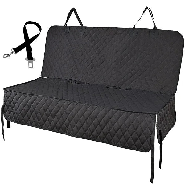 Fait de polyester couverture imperméable pour auto siège arrière pour animal de compagnie . - WOOF TOUT