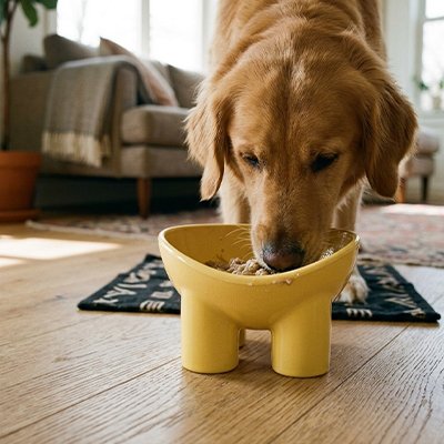 Gamelle Chien empêche la prolifération bactérienne et facilite l'entretien quotidien