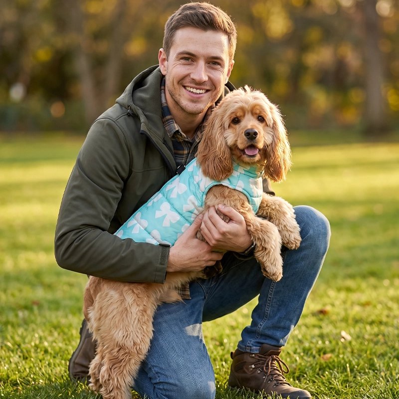 Manteau pour Chien Absence de frottements grâce aux finitions soignées et aux coutures plates