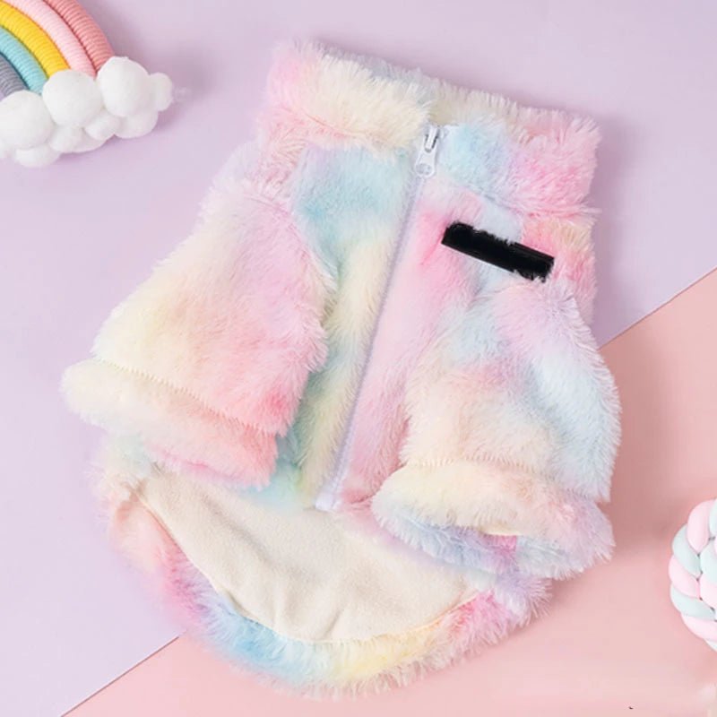Pancho de luxe de belle couleur pour toutes petites tailles de chiens ce vêtement garde au chaud. - WOOF TOUT