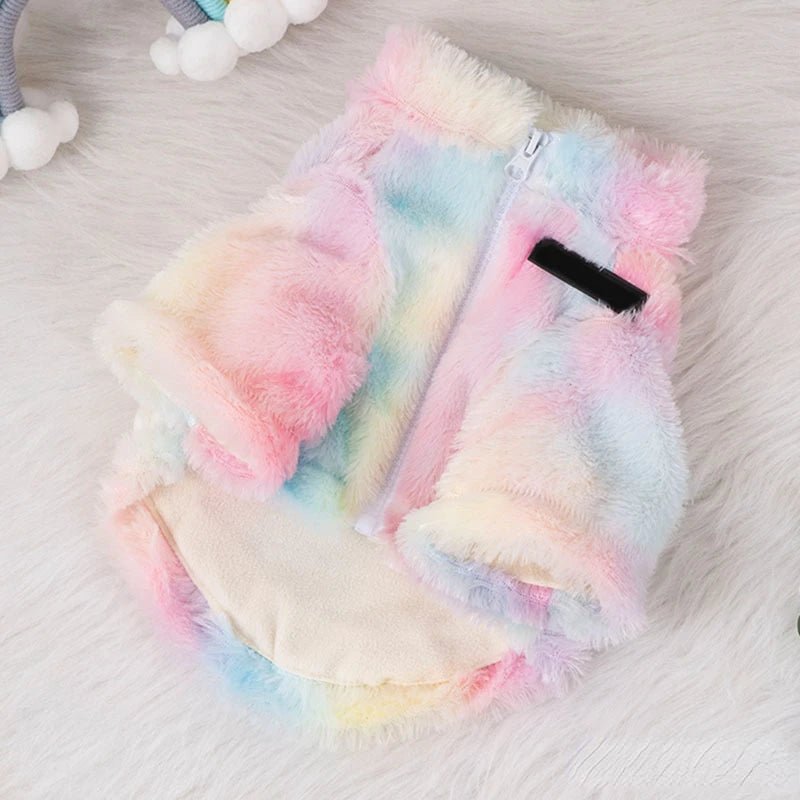 Pancho de luxe de belle couleur pour toutes petites tailles de chiens ce vêtement garde au chaud. - WOOF TOUT