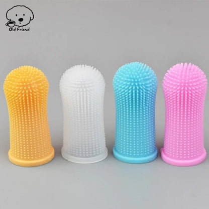 2 - Accessoires pour chien fait de silicone plus facilité et plus doux pour brosser les dents de votre animal de compagnie. - WOOF TOUT