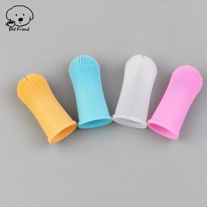 2 - Accessoires pour chien fait de silicone plus facilité et plus doux pour brosser les dents de votre animal de compagnie. - WOOF TOUT