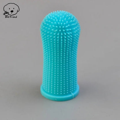 2 - Accessoires pour chien fait de silicone plus facilité et plus doux pour brosser les dents de votre animal de compagnie. - WOOF TOUT