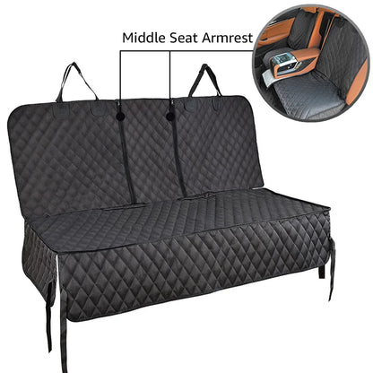 Fait de polyester couverture imperméable pour auto siège arrière pour animal de compagnie .