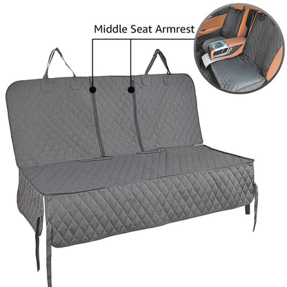 Fait de polyester couverture imperméable pour auto siège arrière pour animal de compagnie .
