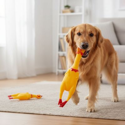 Jouet chien resistes machoire puissantes
