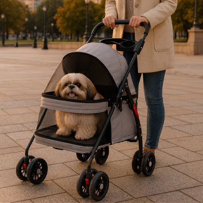 Poussette pour chien MobillConfort