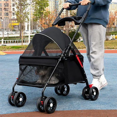 Poussettes pour chien Materiaux respirants d air optimale
