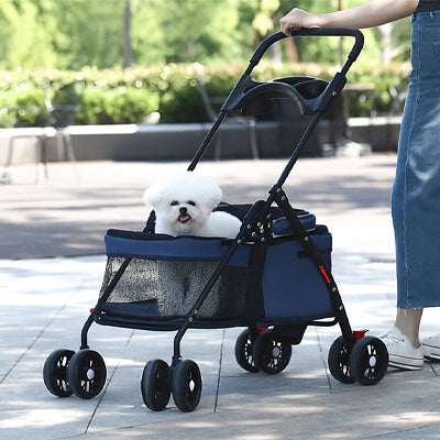 Poussettes pour chien freins securite