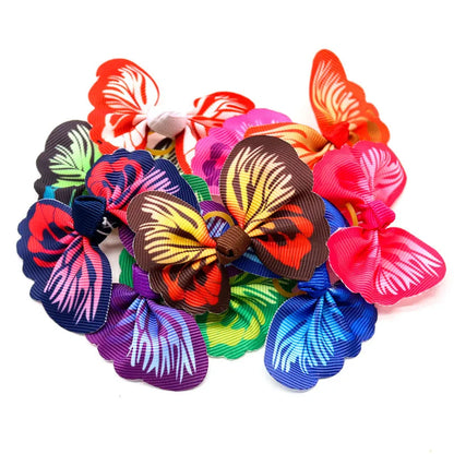 Nœuds papillon pour chien – Lot de 12 accessoires cheveux poils longs et courts