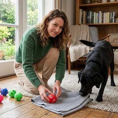 Balle pour Chien adaptée aux chiens de toutes races, facile à transporter en promenade