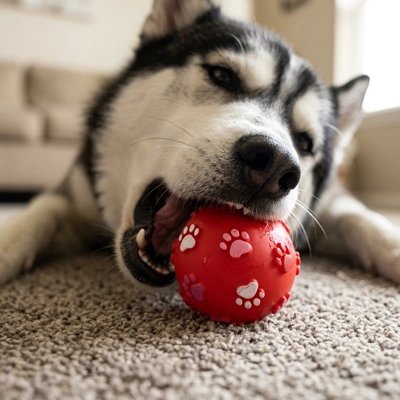 Balle pour Chien Conçu pour supporter les séances de jeu répétées et les mâchouillements intensifs