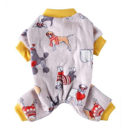 Beau pyjama carotter et plusieurs dessin et couleur pour petit chien de compagnie. - WOOF TOUT