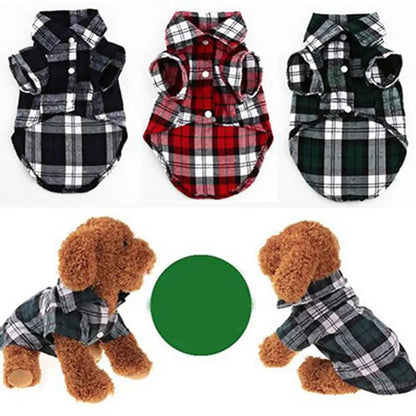 Belle Chemise carotter fait de polyester pour petit animal de compagnie comme chihuahua, bichon maltais . - WOOF TOUT