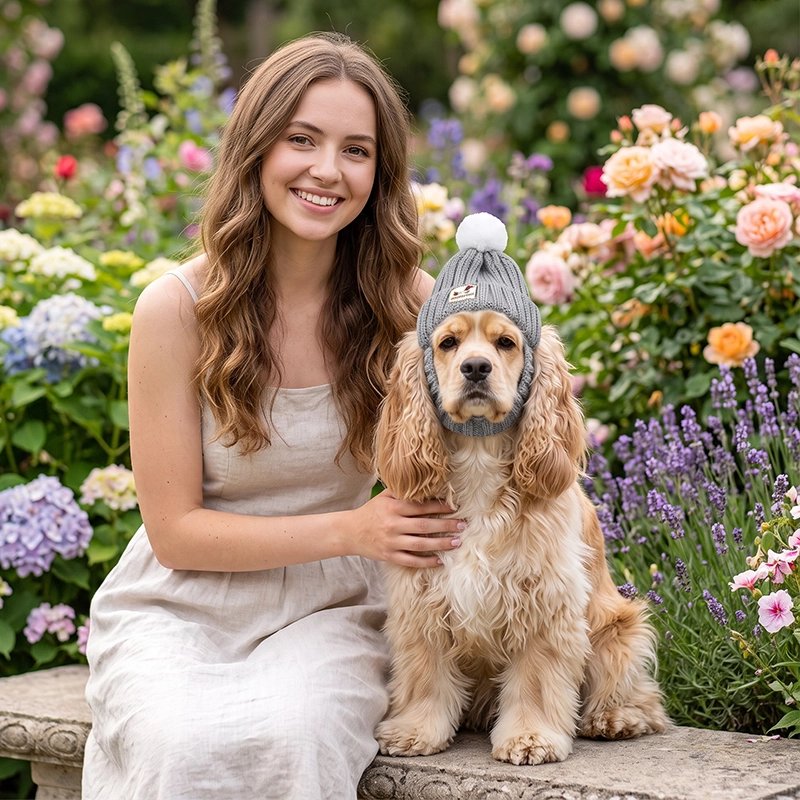 Bonnet pour chien​ Convient aux petites et moyennes races grâce à sa conception ajustable et extensible