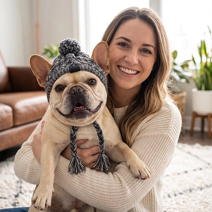Bonnet pour chien​ Couvre la tête et protège les oreilles sensibles des températures basses et du vent