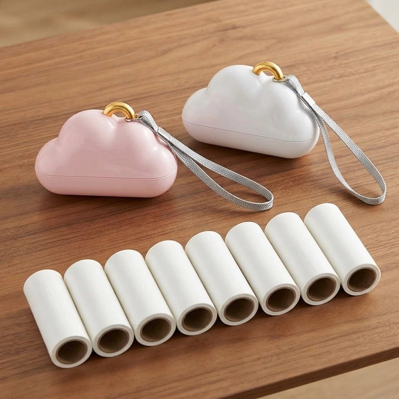 Brosse anti poil options blanc et rose pour s'adapter aux préférences esthétiques