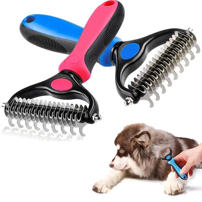 Brosse et peigne peux faire les deux de toilettage enlève cheveux et noeuds pour animal de compagnie. - WOOF TOUT