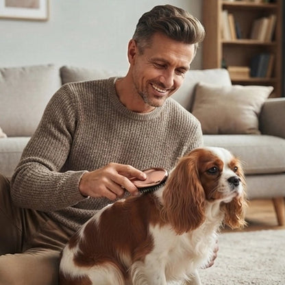 Brosse pour Chien maintien sécurisé même lors d'un brossage prolongé