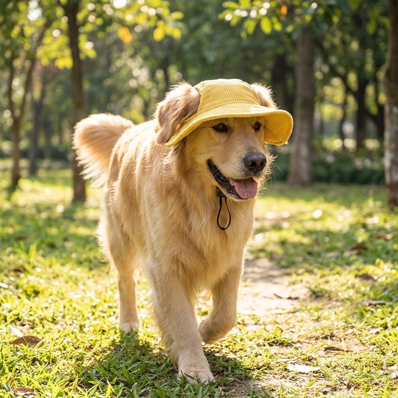 Casquette chien​ Design moderne et ludique transformant votre compagnon en véritable fashionista canin
