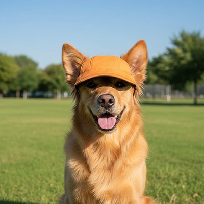 Casquette chien​ Matériaux respirants