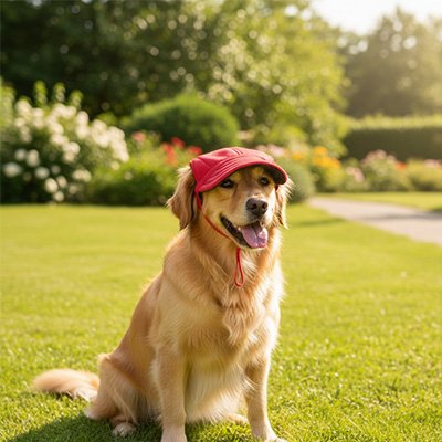 Casquette chien​ transforme votre compagnon en véritable star lors des sorties