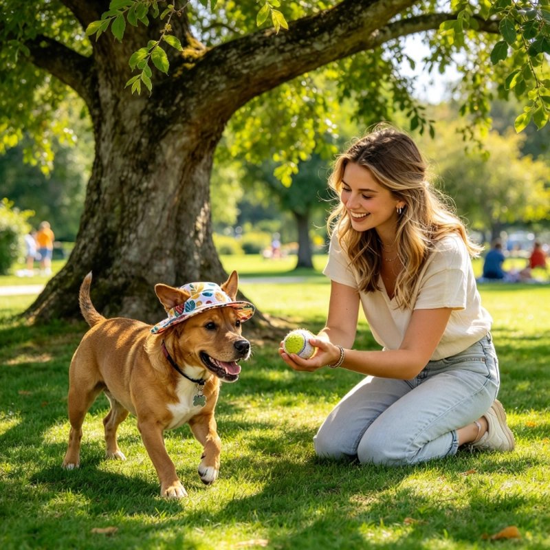 Casquette chien​  visière rigide protégeant les yeux et le museau des rayons UV