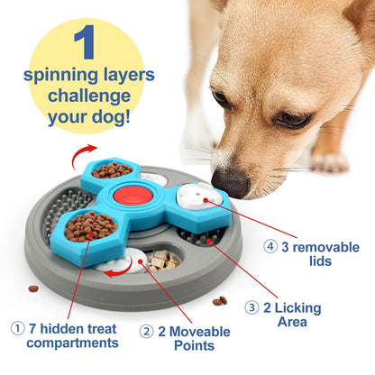 Casse - tête distributeur de nourriture plus lente et jeux interactive bien pour et petit et grand chien. - WOOF TOUT
