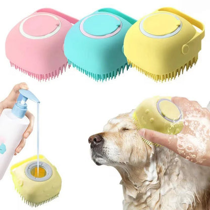 Ce distributeur de silicone et savonneur et masseur qui lave bien votre chien qui fait tout j aime. - WOOF TOUT
