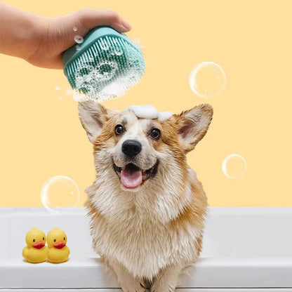 Ce distributeur de silicone et savonneur et masseur qui lave bien votre chien qui fait tout j aime. - WOOF TOUT