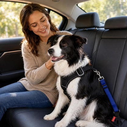 Ceinture de sécurité pour chien accessoire léger et peu encombrant, facile à transporter