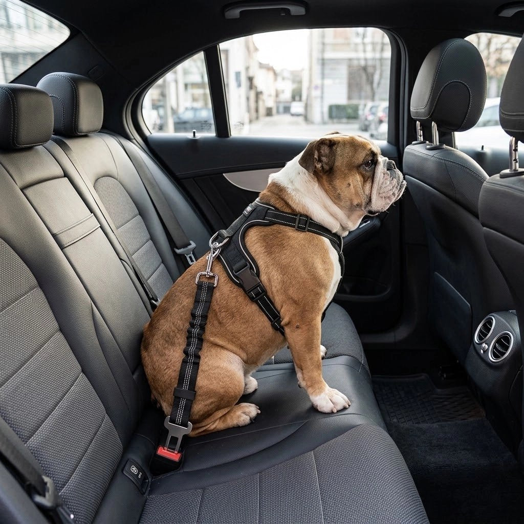 Ceinture de sécurité pour chien adapté à différentes tailles de chiens, du petit au grand gabarit