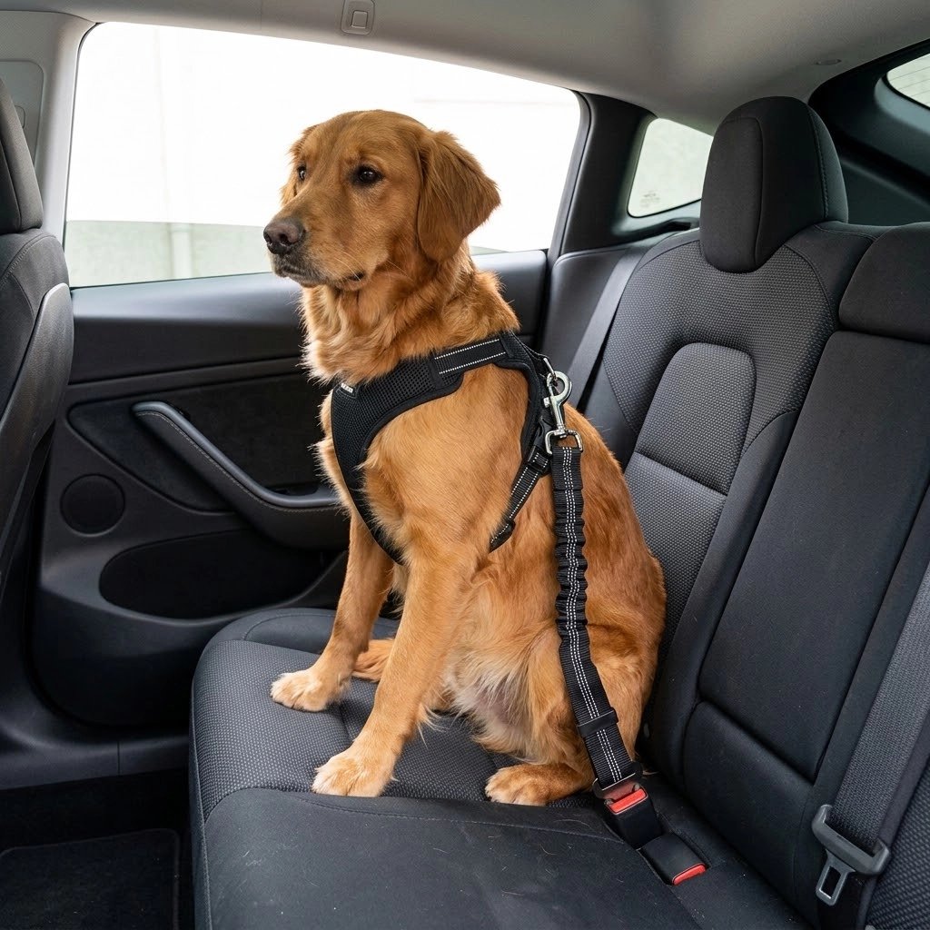 Ceinture de sécurité pour chien pensé pour les trajets en voiture en toute sécurité