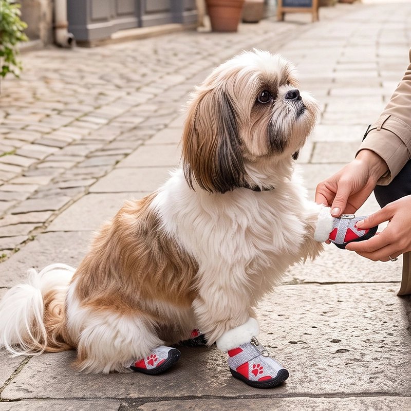 Chaussure pour Chien matériaux lavables pour maintenir l'hygiène après utilisation