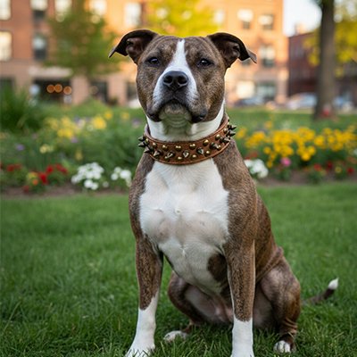 Collier Chien Cuir véritable résistant à l'usure quotidienne et aux intempéries