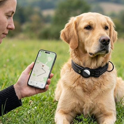 Collier Chien Permet de localiser votre animal en temps réel via une application mobile dédiée et de suivre ses déplacements carte interactive