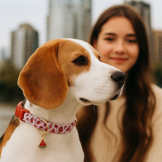 Collier chien Système d'ajustement rapide pour s'adapter à différentes morphologies