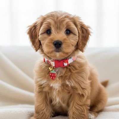 Collier chiot Tissu confortable en coton ou textile souple pour respecter la peau délicate des jeunes chiens
