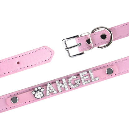 Collier de nylon personnalisée avec le nom de votre animal de compagnie - WOOF TOUT