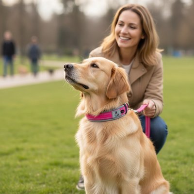 Collier pour Chien  s'adapte à différentes tailles de chiens, des petites races aux grandes races