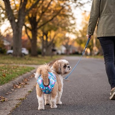 Couche pour chien​ Idéal pour chiens âgés, femelles en période de chaleurs, éducation, post-opératoire ou trajets en voiture