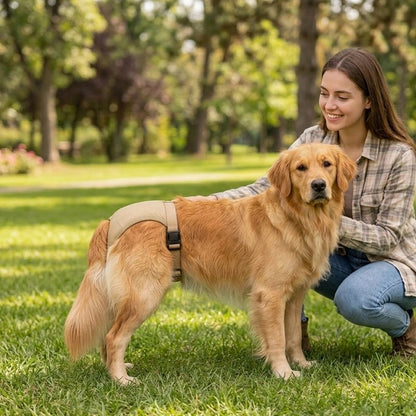 Culotte chien Découpe adaptée permettant les besoins naturels tout en assurant une protection efficace