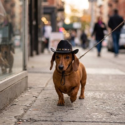 Déguisement Chien convient aux petits chiens comme aux grandes races grâce à son système d'attache