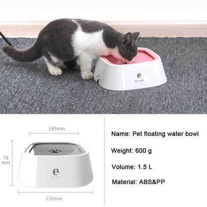 Distributeur d`eau portable pour chien sans déversement fais de plastique. - WOOF TOUT
