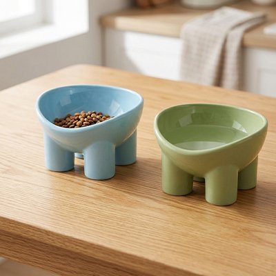 Gamelle Chien Choix entre bleu et vert pour s'harmoniser avec votre intérieur